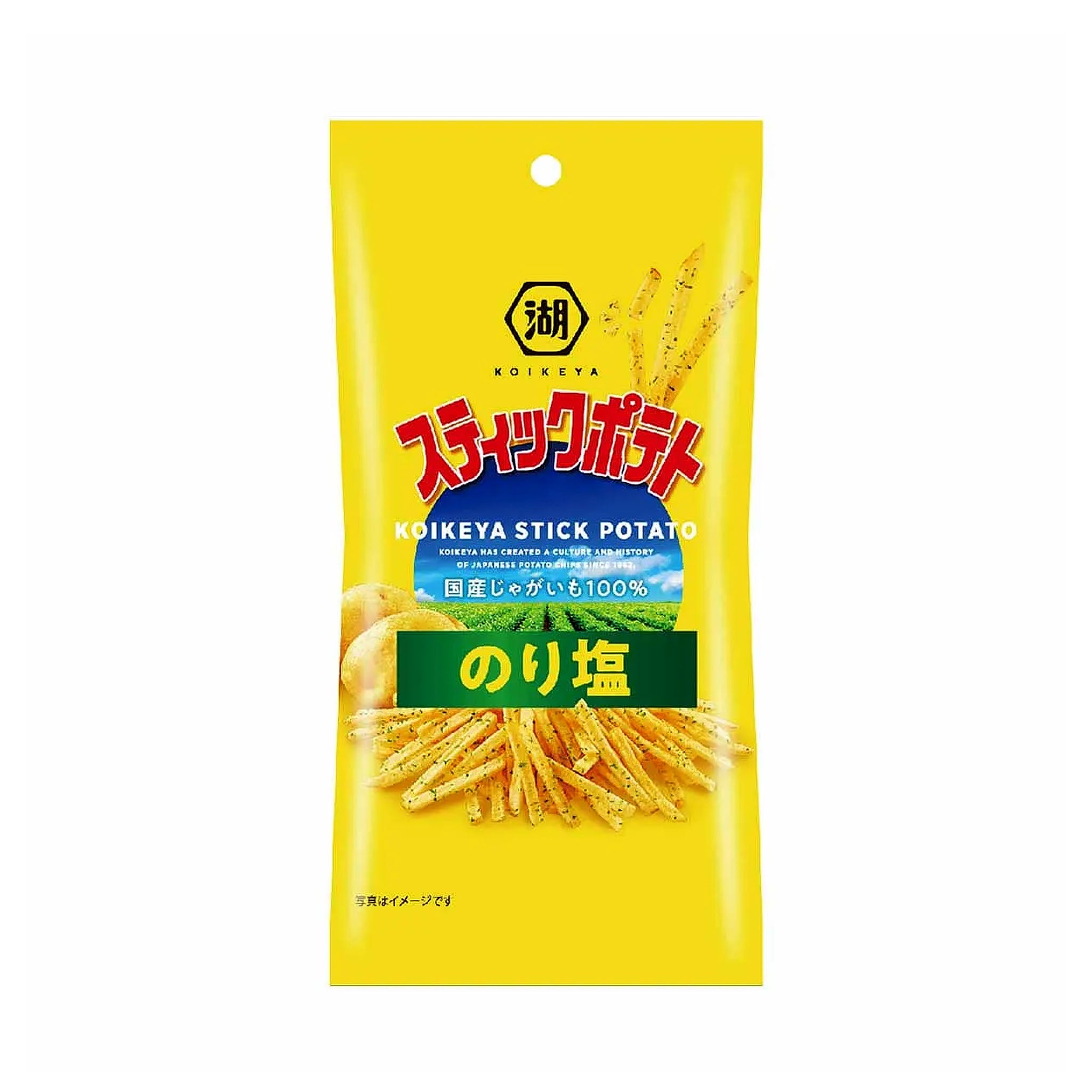 Koikeya Slim Bag Stick Potato Seaweed Salt Flavor